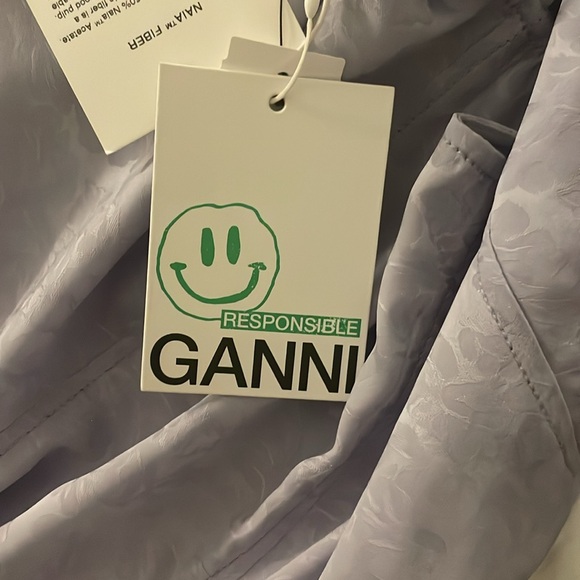 GANNI jacquard slip dress size 36/4 NWT - Picture 8 of 8